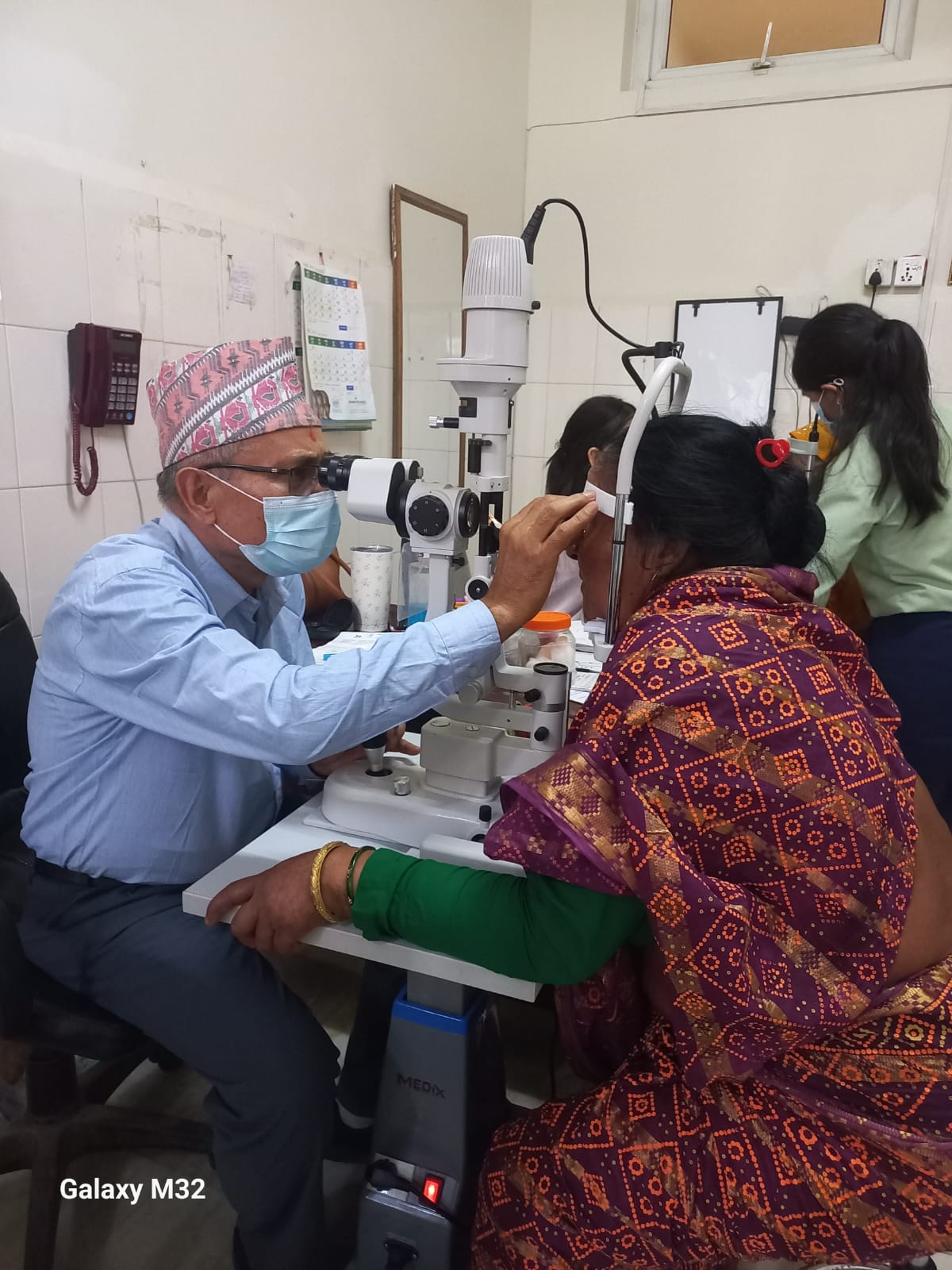 Support of one unit of Slit Lamp BI-microscope 3, Ultrasound Scan and Wall mount Retinascope to Geta Eye Hospital 